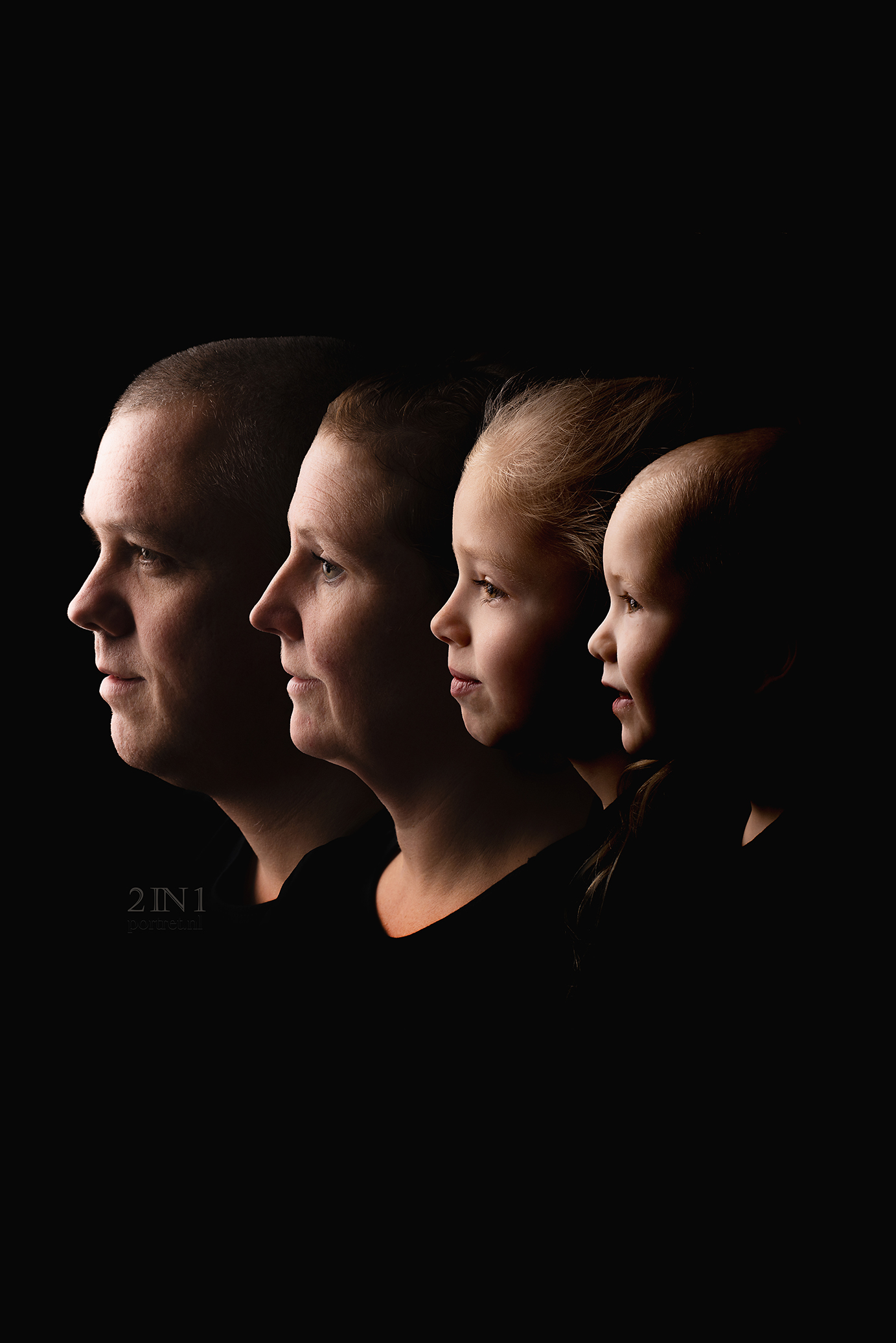 side by side gezin