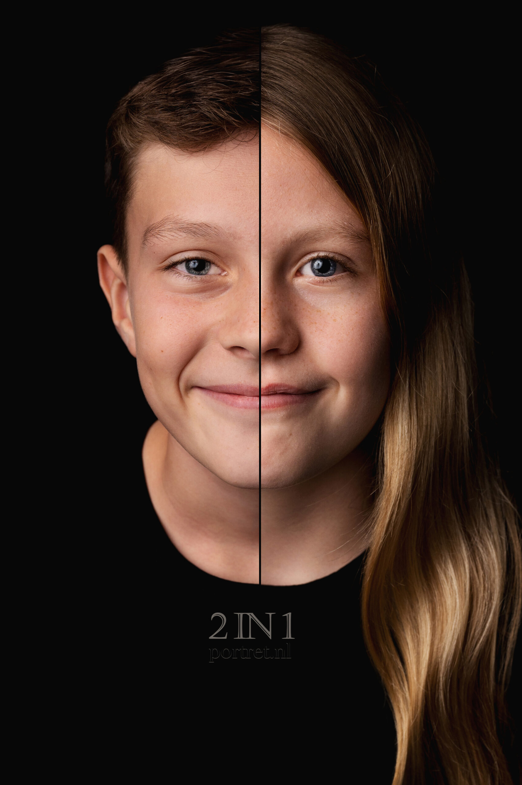 2 personen 1 gezicht