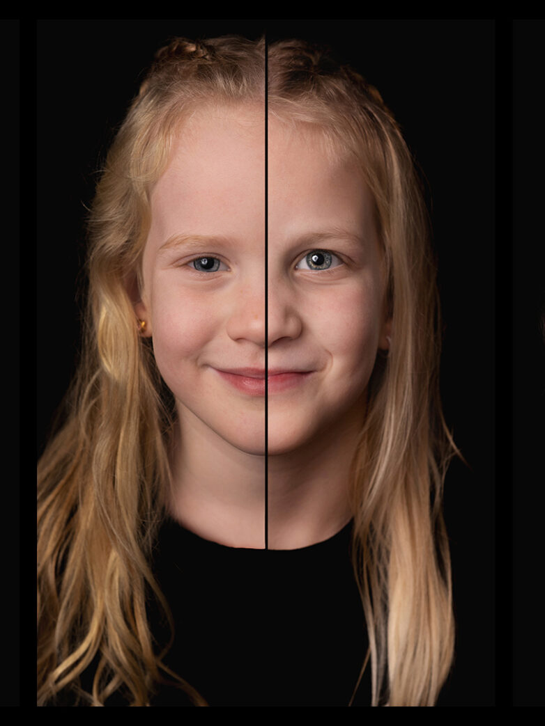 2 in 1 portret / duo portret /split foto voor meerdere personen?